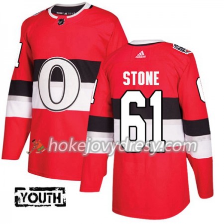Dětské Hokejový Dres Ottawa Senators Mark Stone 61 Červená 2017-2018 Adidas Classic Authentic